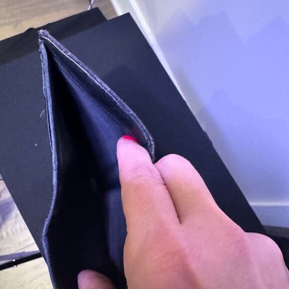 Christian Dior Black John Galliano Oblique Monogram Logo Canvas Wallet RARE!!! - Picture 9 of 11